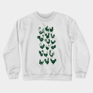 Chickens and Roosters Crewneck Sweatshirt